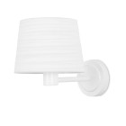 Applique michigan, acier blanc, sans abat jour
