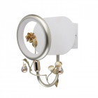 Applique murale argentée elegance   13 cm