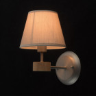 Applique murale argentée megapolis 1 ampoule 20 cm