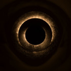 Applique murale argentée techno   11 cm