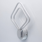 Applique murale argentée techno   7 cm