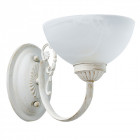 Applique murale blanche classic 1 ampoule 28 cm