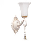 Applique murale blanche classic 1 ampoule 29 cm