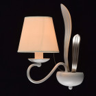 Applique murale blanche flora 1 ampoule 24 cm