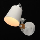 Applique murale blanche megapolis 1 ampoule 25 cm