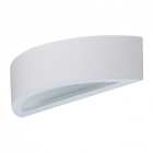 Applique murale blanche megapolis 1 ampoule 8 cm