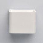 Applique murale blanche techno 1 ampoule 10 cm
