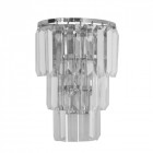 Applique murale chromée crystal 1 ampoule 11 cm