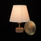 Applique murale dorée megapolis 1 ampoule 20 cm