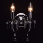 Applique murale grise classic 2 ampoules 16 cm