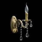 Applique murale laiton classic 1 ampoule 27 cm