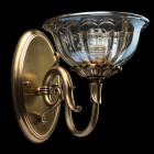 Applique murale laiton classic 1 ampoule 28 cm