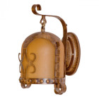 Applique murale marron country 1 ampoule 30 cm