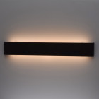 Applique murale noire techno 2 ampoules 3.5 cm