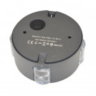 Applique murale rond led 6w ip54 - couleur - blanc chaud 3000°k, finition - gris anthracite