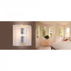 Applique murano, verre et argent