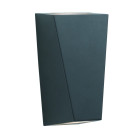 Applique outdoor & porch, en fonte d'aluminium noire et verre givré