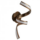 Applique ribbon, marron et acrylique