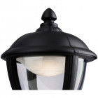 Applique unite led, haut, noir