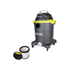 Aspirateur eau et poussière ryobi 1400w - 30l - rvc-1430ppt-g - filtre de rechange lavable - rakvacfw2030