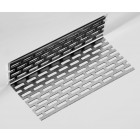 Profil perforé grille d'aération aluminium 2,5 mètres
