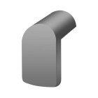 Ecusson petit modèle pour faîtière à charnière (Coloronde) - Coloris au choix