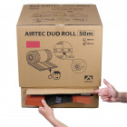 Closoir ventilé Airtec Duo roll 50 m ocre en 360 mm