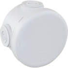 Boîte de dérivation Ø60x40 Sum'ohm étanche 4 embouts avec couvercle enclipsable Gris IP55 - EUROHM - 50001