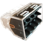 Boite de 50 connecteurs transparents - 8 entrées - EUROHM - 70058