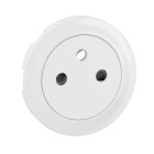 Enjoliveur pour prise de courant fort à puit 2P+T surface Céliane - Blanc - LEGRAND - CB0111 Enjoliveur pour prise de courant fort à puit 2P+T surface Céliane - Blanc - LEGRAND - CB0111
