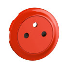 Enjoliveur pour prise de courant fort 2P+T surface Céliane - Rouge - LEGRAND - CB0111 Enjoliveur pour prise de courant fort 2P+T surface Céliane - Rouge - LEGRAND - CB0111