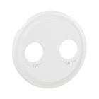 Enjoliveur pour prise TV-R-SAT DAB+ Céliane - Blanc Antimicrobien - LEGRAND - CB7027 Enjoliveur pour prise TV-R-SAT DAB+ Céliane - Blanc Antimicrobien - LEGRAND - CB7027