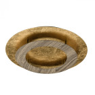 Plafonnier doré techno 1 ampoule 8 cm