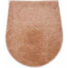 Tapis de salle de bain carmen beige housse pour abattant wc 47 x 50 cm
