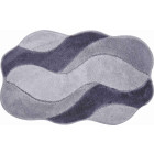 Tapis de salle de bain carmen 80 x 140 cm gris