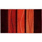 Tapis de salle de bain orly orange 70 x 120 cm