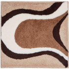 Tapis de salle de bain colani 11 beige 60 x 60 cm