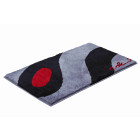 Tapis de salle de bain colani 35 gris / noir 70 x 120 cm