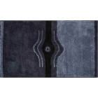 Tapis de salle de bain crystal light 70 x 120 cm anthracite