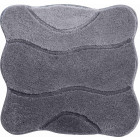 Tapis de salle de bain curts 60 x 60 cm gris