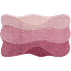 Tapis de salle de bain curts rose 80 x 140 cm