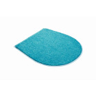 Tapis de salle de bain wings turquoise housse pour abattant wc 47 x 50 cm