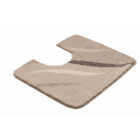 Tapis de salle de bain wings beige contour wc 50 x 60 cm