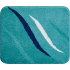 Tapis de salle de bain wings turquoise 50 x 60 cm