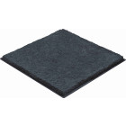 Tapis de salle de bain calo anthracite 60 x 60 cm