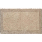 Tapis de salle de bain luxor beige 60 x 100 cm
