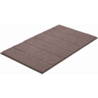 Tapis de salle de bain lavio cacao 70 x 120 cm