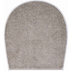 Tapis de salle de bain bona flannel housse pour abattant wc 47 x 50 cm