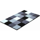 Tapis de salle de bain bona gris 60 x 100 cm