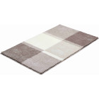 Tapis de salle de bain fantasie beige 70 x 120 cm